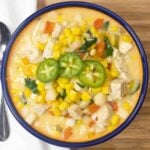 healthy chicken corn chowder