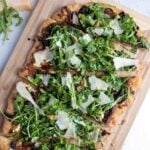 Mushroom and Arugula Pizza