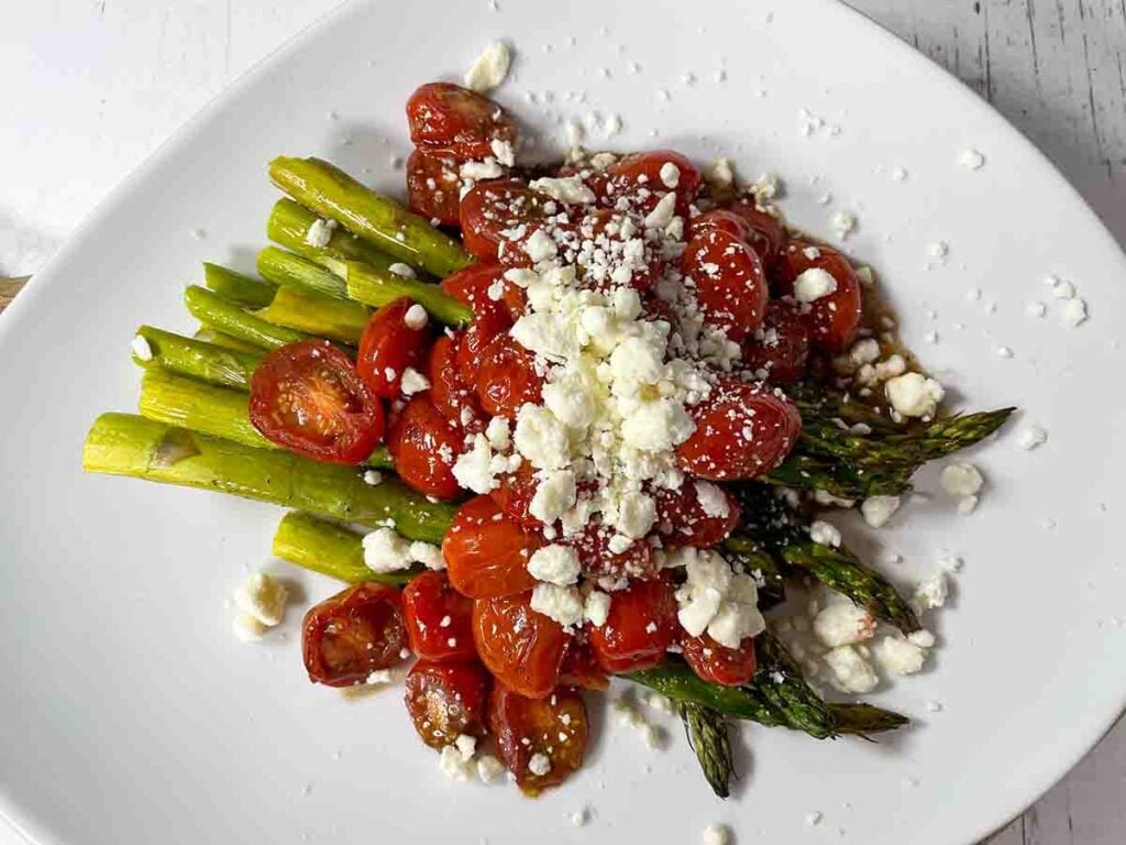Roasted Asparagus and Cherry Tomatoes