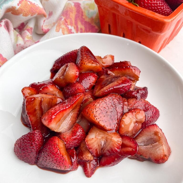 Balsamic Roasted Strawberries