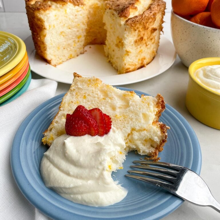 2-Ingredient Orange Angel Food Cake