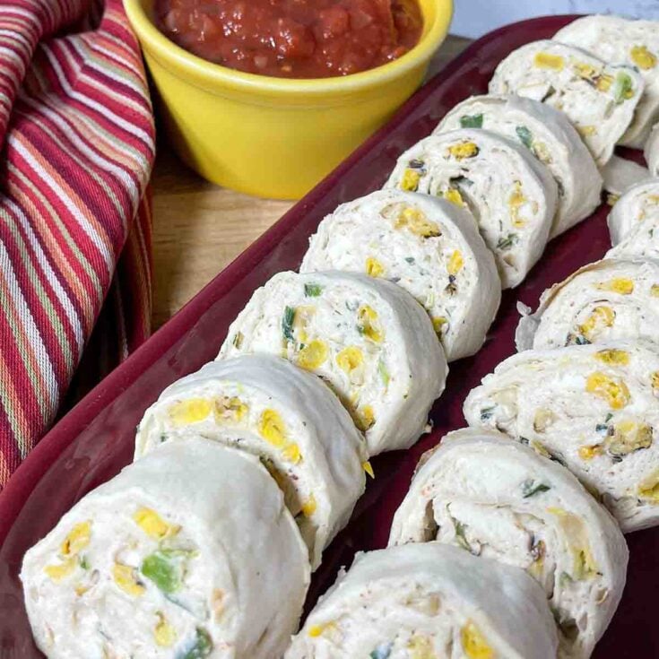 Mexican Street Corn Pinwheel Appetizers