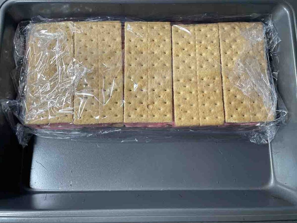 Strawberry ice cream sandwiches