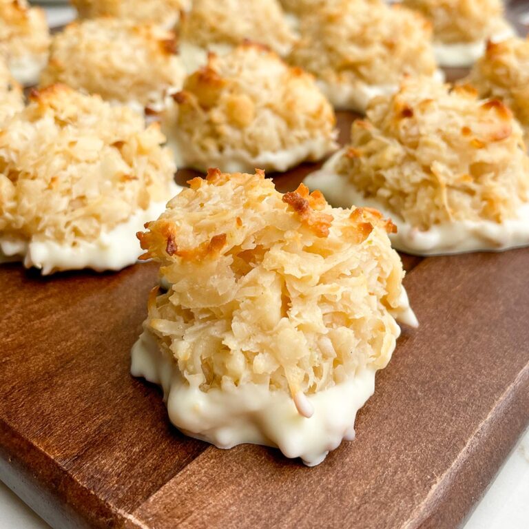 Zesty Coconut Lime Macaroons