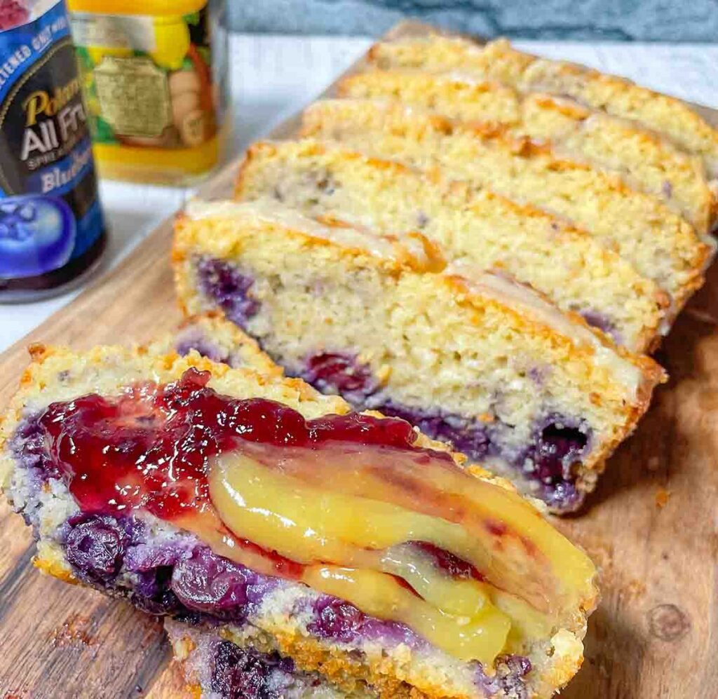 Healthy Blueberry Lemon Bread