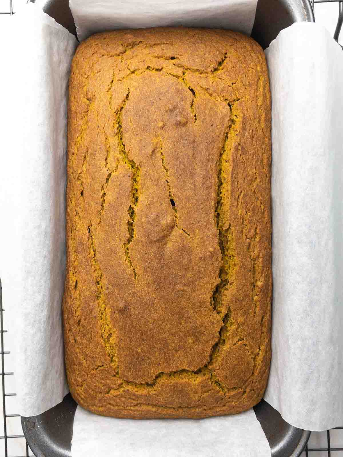 Gluten-Free Pumpkin Bread with Cinnamon Glaze