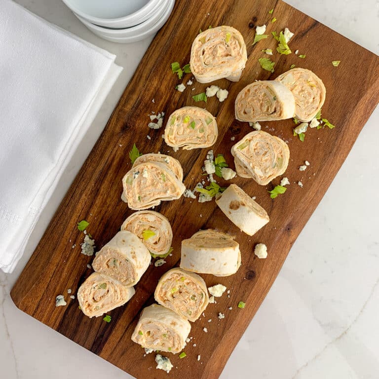 Buffalo Chicken Pinwheels