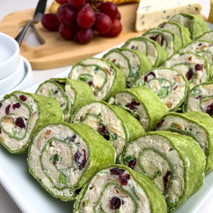 Image for Chicken Cranberry Salad Pinwheel Sandwiches