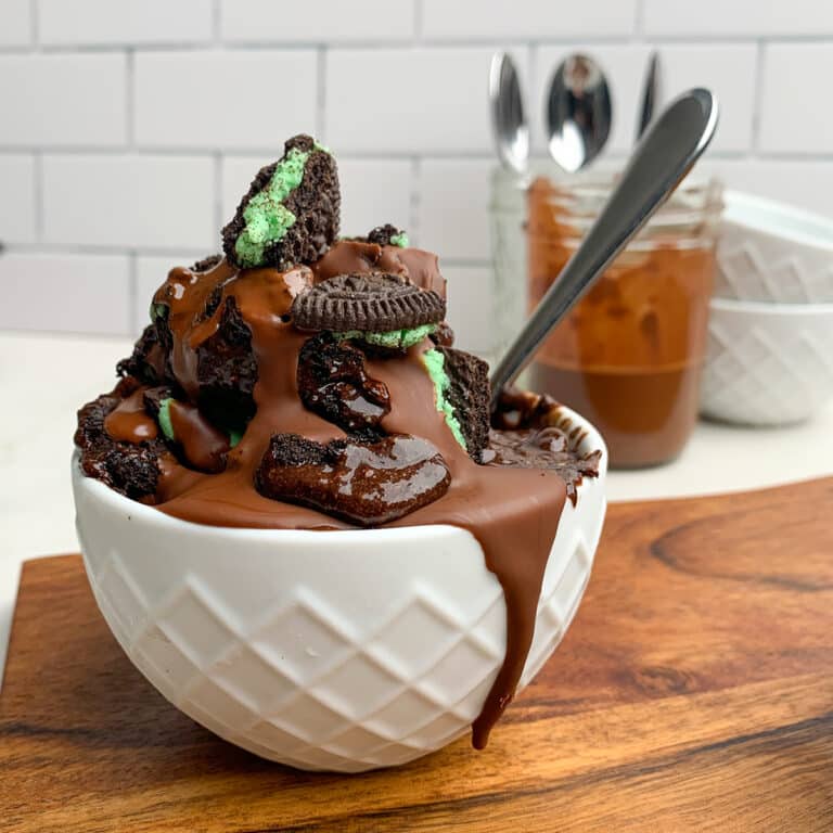 Mint Chocolate Chip Nice Cream