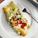 Easy Green Chicken Enchiladas
