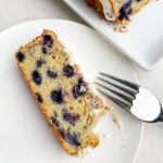 gluten free blueberry lemon bread