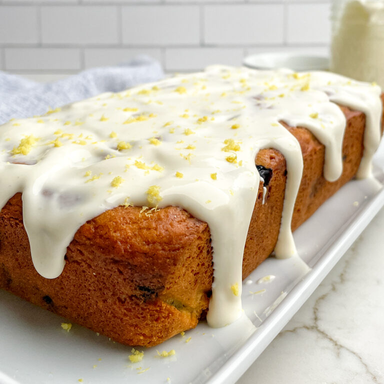 gluten free blueberry lemon bread