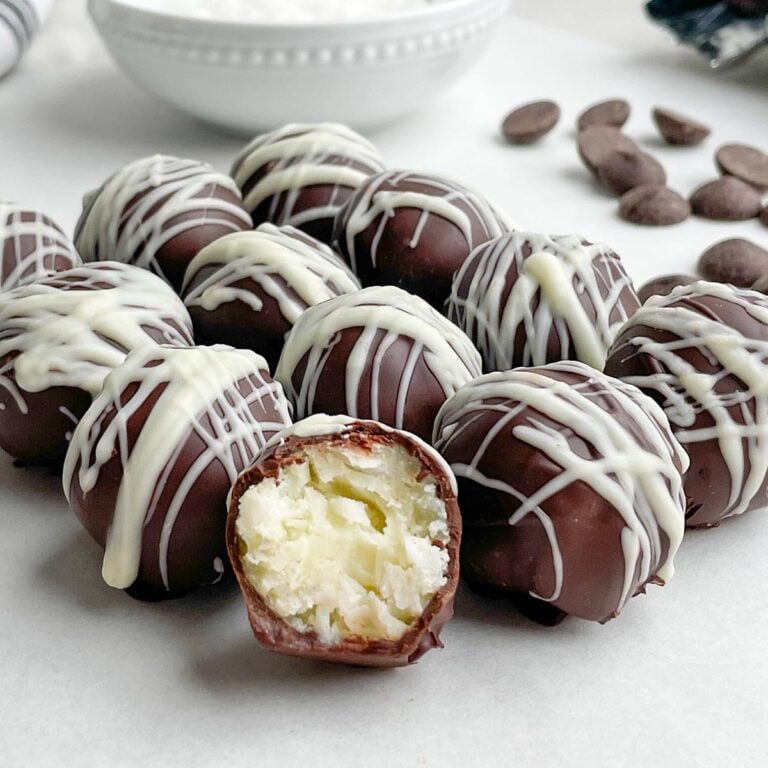 Easy Chocolate Coconut Balls (No Bake)