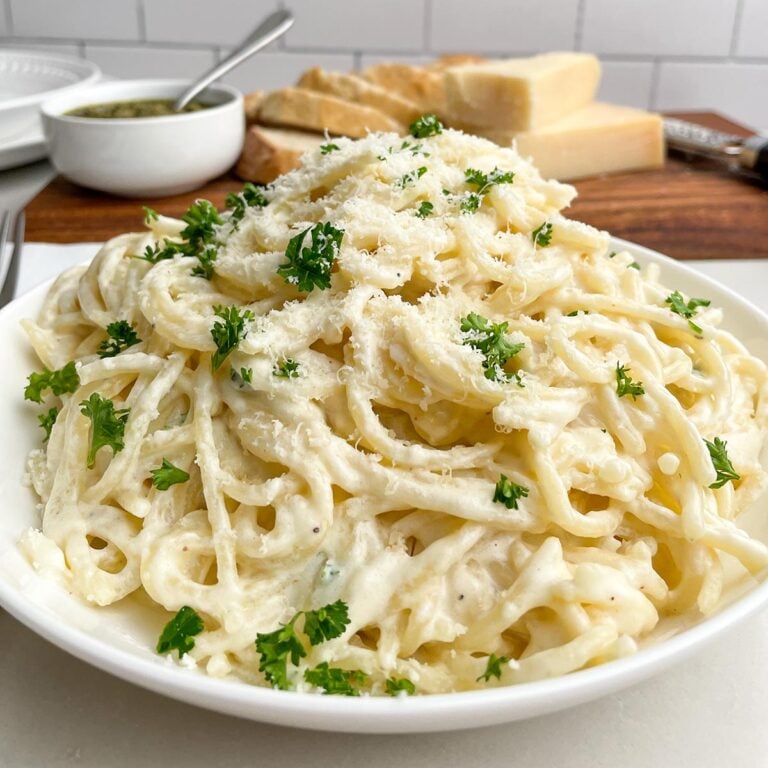 Spaghetti with Alfredo Sauce