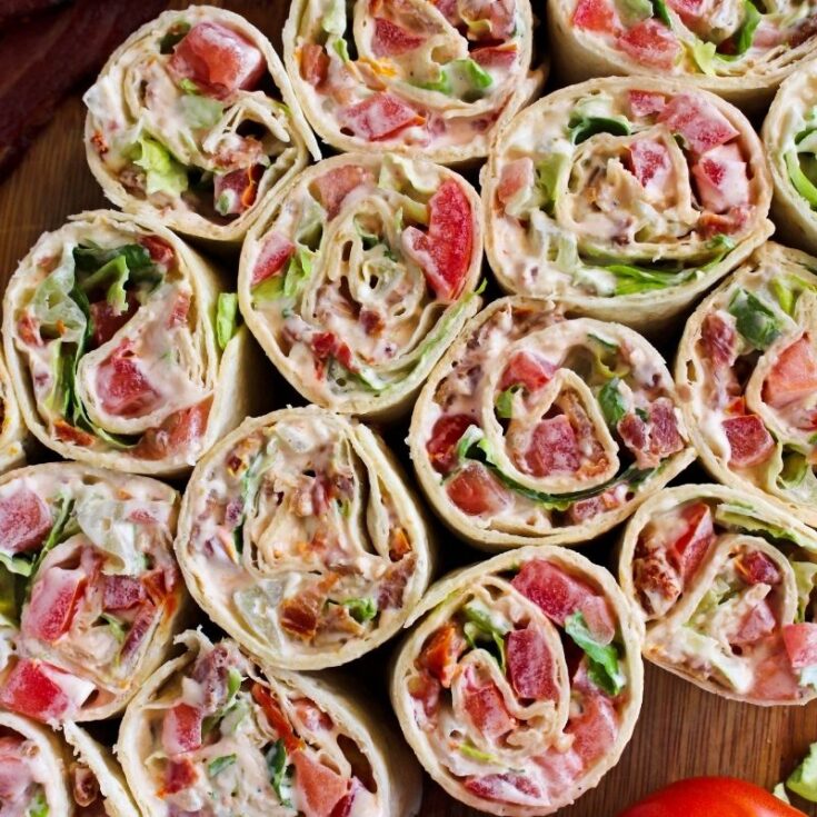 Image for Bacon, Lettuce, and Tomato Pinwheels