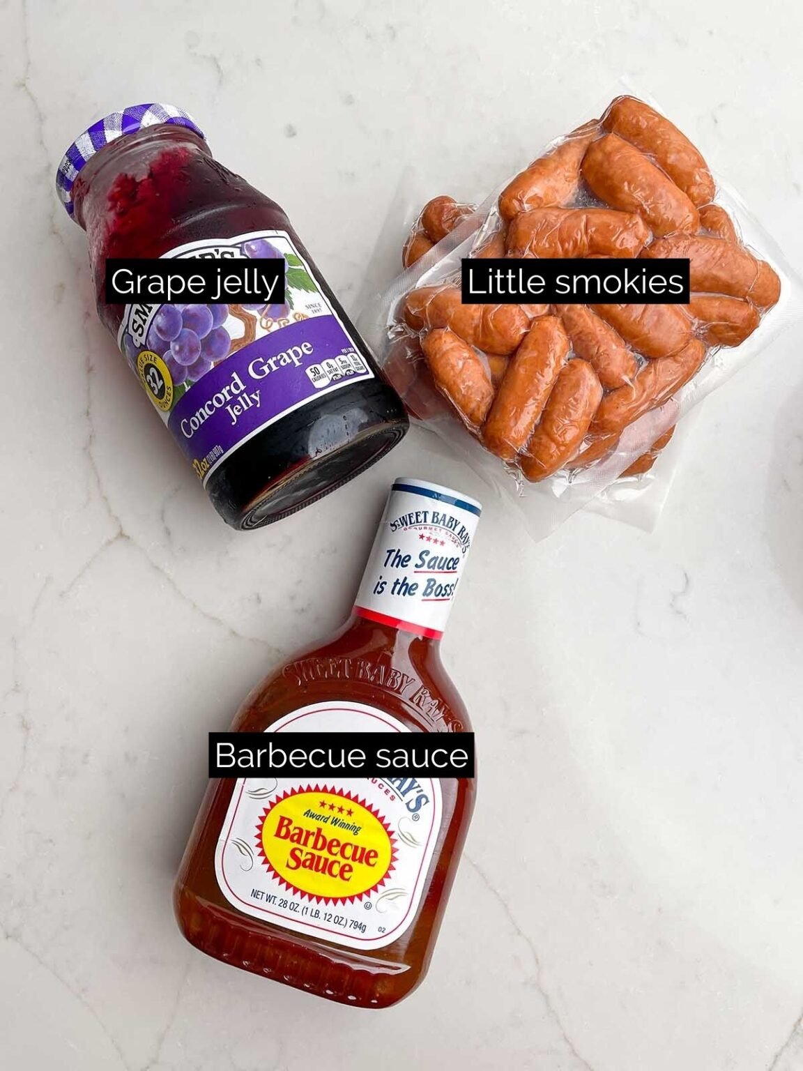 Crockpot Little Smokies with Grape Jelly & BBQ Sauce Midwestern HomeLife