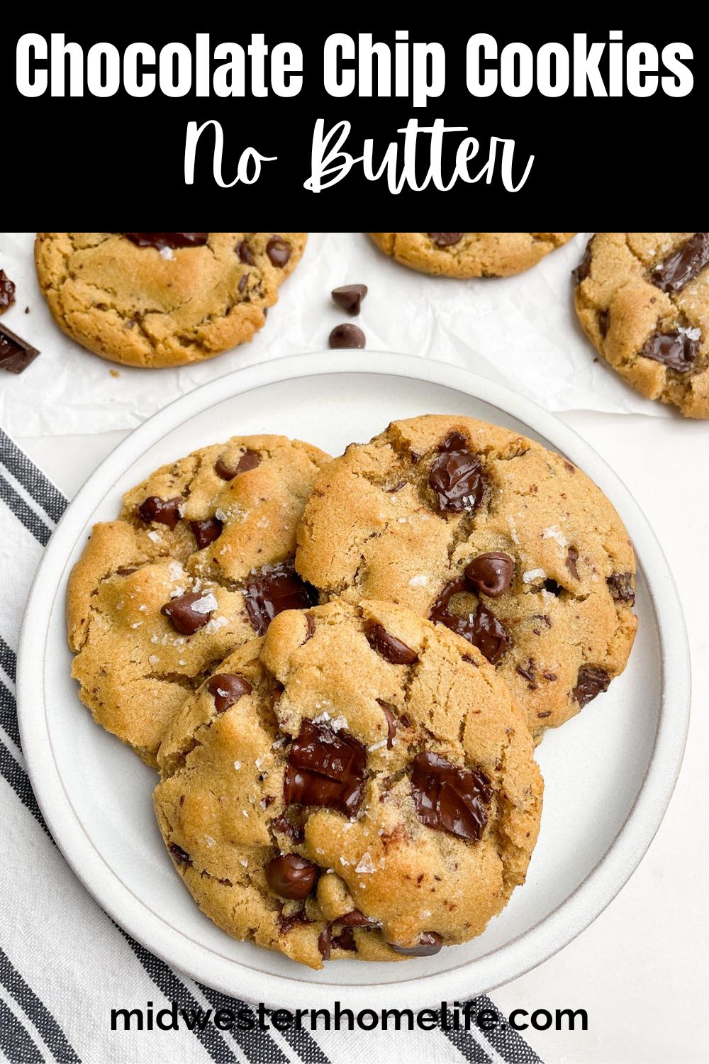 Chocolate Chip Cookies No Butter Midwestern HomeLife