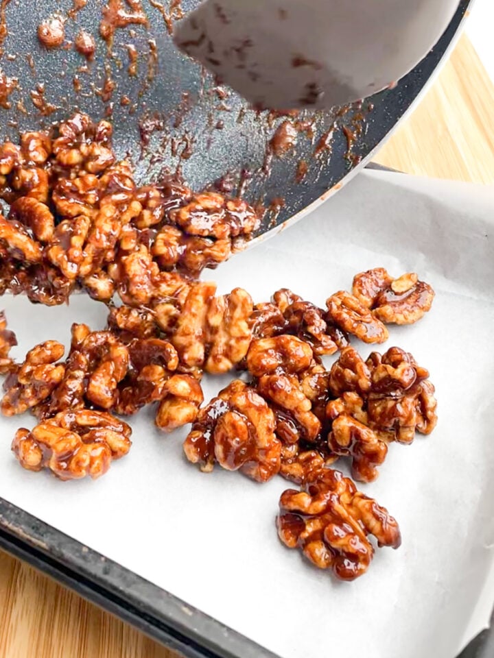 Brown Sugar Candied Walnuts Midwestern HomeLife