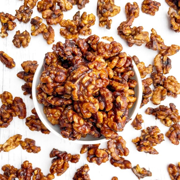 Brown Sugar Candied Walnuts Midwestern HomeLife