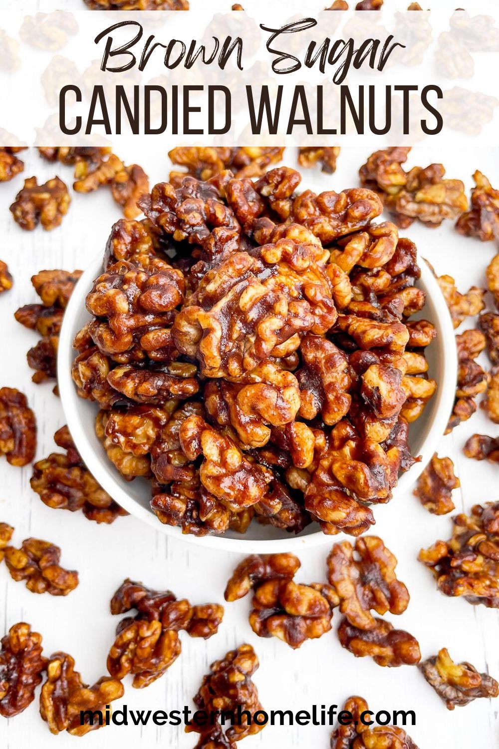 Brown Sugar Candied Walnuts Midwestern HomeLife