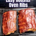 bbq ribs in a roaster oven.