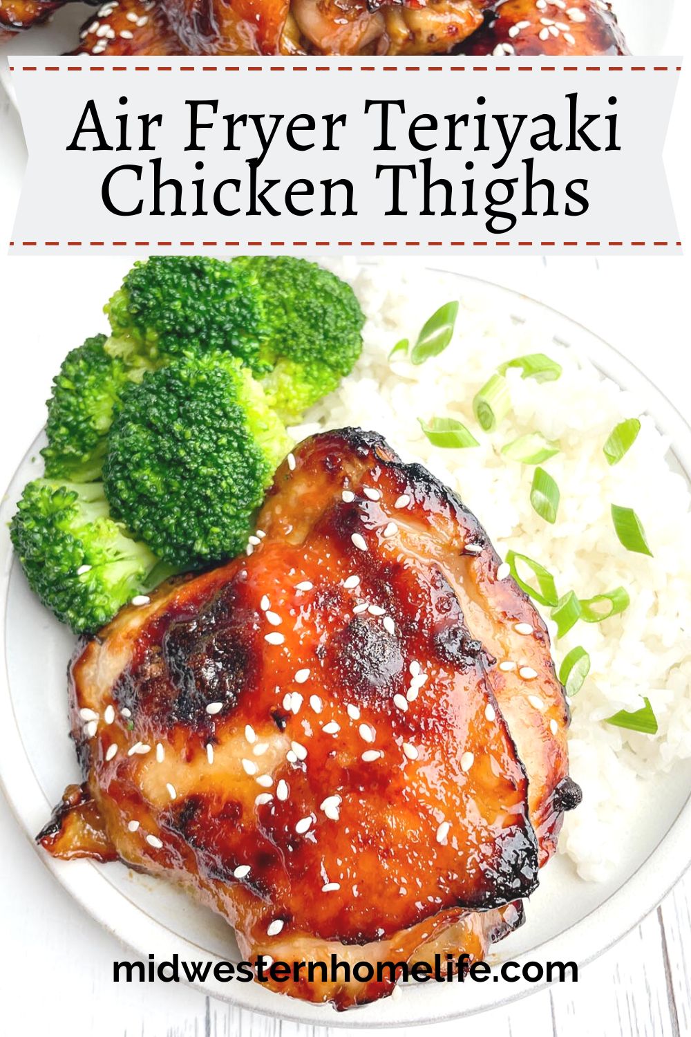 Air Fryer Teriyaki Chicken Thighs (Boneless and Bonein) Midwestern