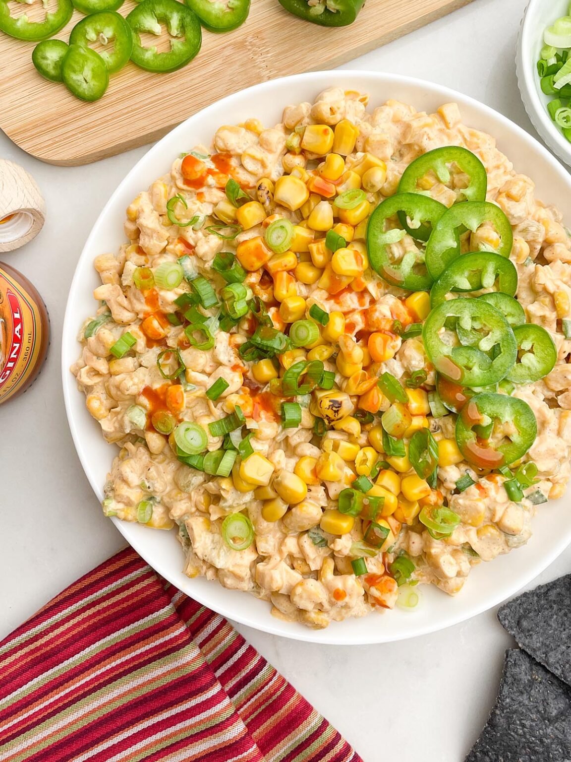 Easy Corn Dip with Cream Cheese (Hot or Cold) Midwestern HomeLife