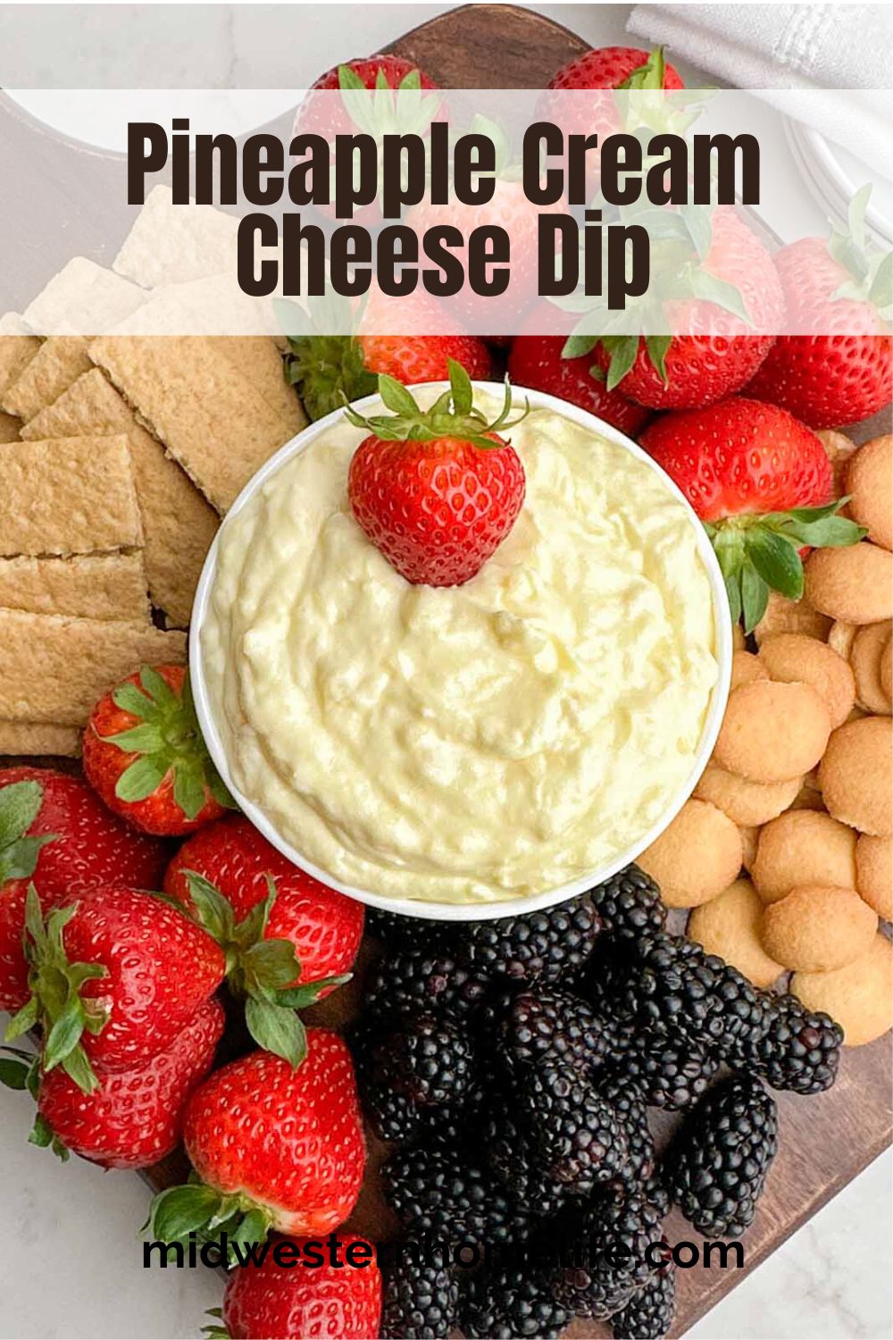 Pineapple Cream Cheese Dip Midwestern HomeLife
