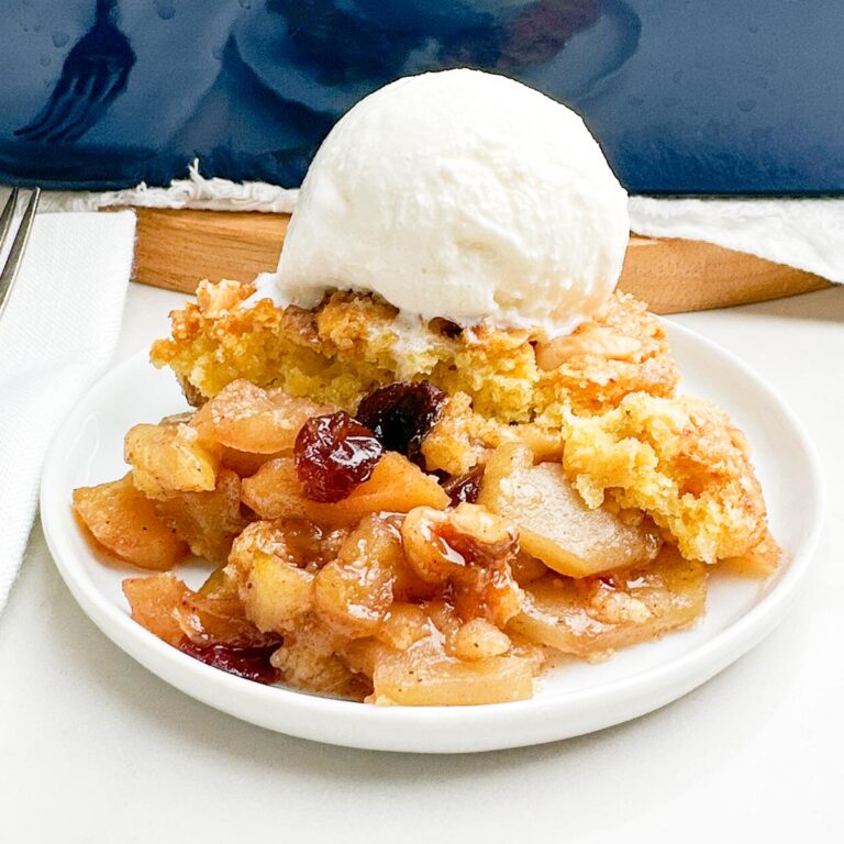 Easy Apple Cobbler (Cake Mix Recipe)