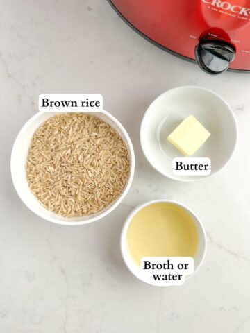 Crock Pot Brown Rice - Midwestern HomeLife
