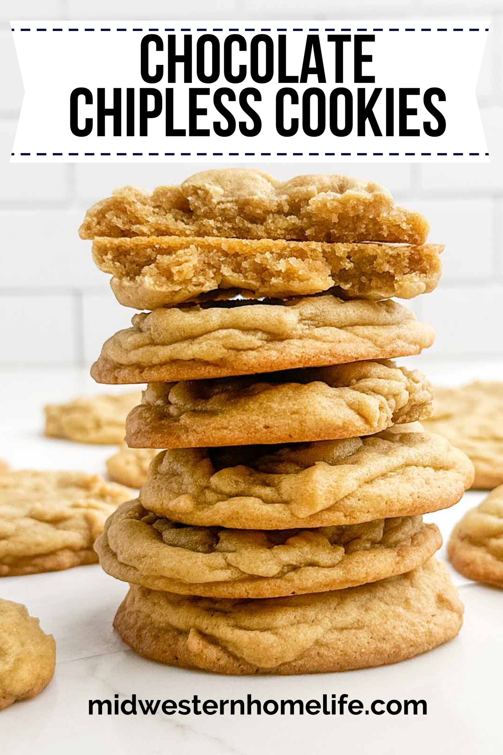 Soft & Chewy Chocolate Chipless Cookies Midwestern HomeLife