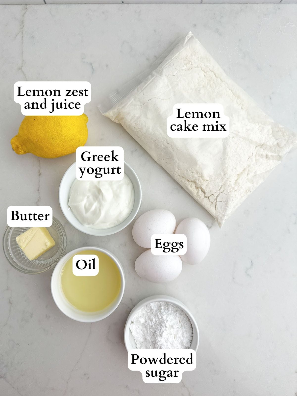 lemon cake mix muffin ingredients.