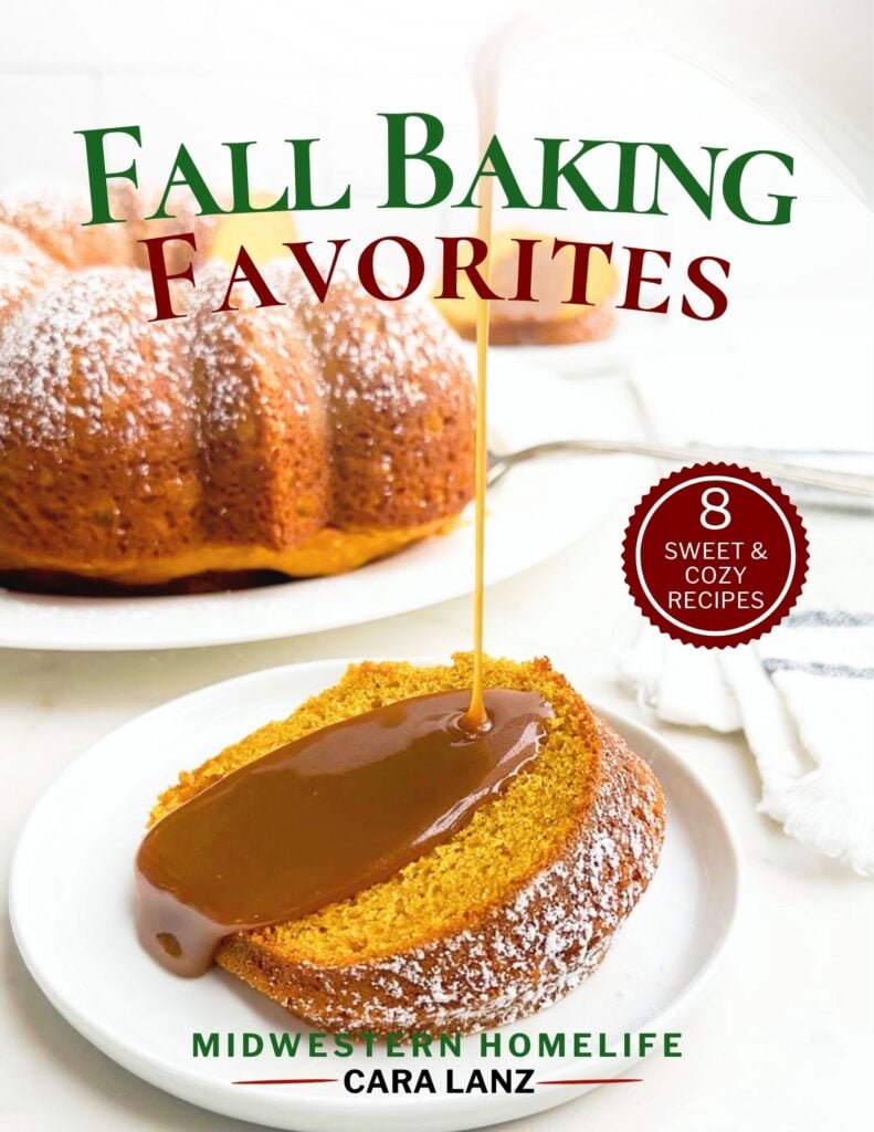 fall baking ebook cover.